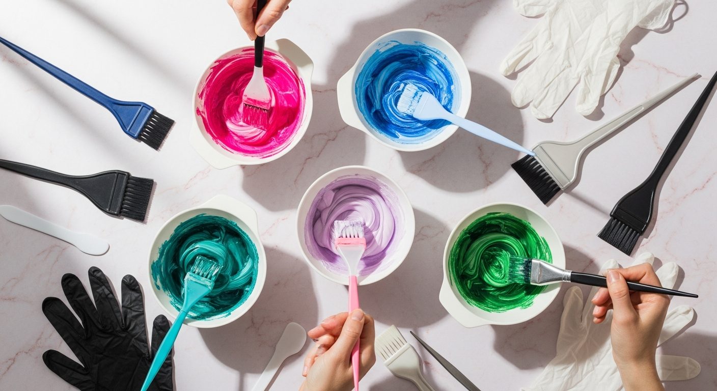 Mélanger les nuances : l'art de la formulation coloration